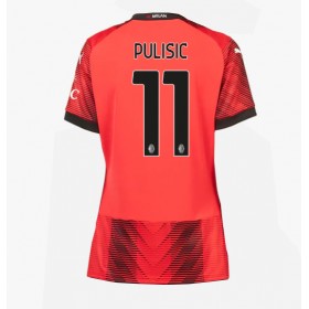 AC Milan Christian Pulisic #11 Hemmakläder Dam 2023-24 Kortärmad